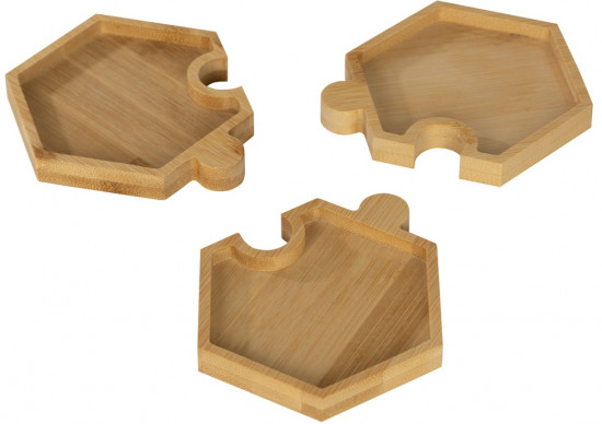 Набор костеров-менажниц в форме пазла «Sota»