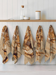 Комплект вафельных полотенец «Хлеб» - Фото 2