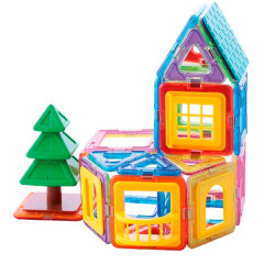 Конструктор магнитный «Дом с ёлочками» - Фото 2