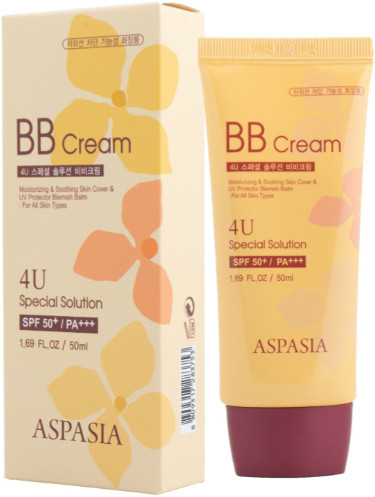 BB-крем для зрелой кожи с антивозрастным комплексом «Aspasia 4U Special Solution Wrinkle BB Cream» SPF50+
