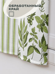 Комплект вафельных полотенец «Italian herbs» - Фото 6