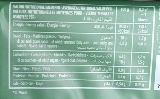 Печенье злаковое с мюсли «Cereal & Cereal Muesli»