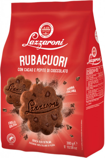 Печенье с какао и шоколадной крошкой «Rubacuori»
