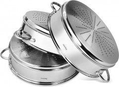 Мантоварка трехъярусная с крышкой «Barakat» - Фото 2