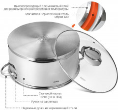 Мантоварка трехъярусная с крышкой «Barakat» - Фото 3