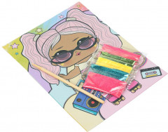 Аппликация из песка c глиттером «LOL - Фото 1