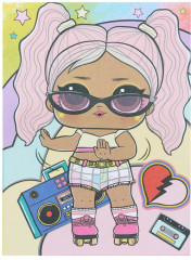 Аппликация из песка c глиттером «LOL - Фото 2