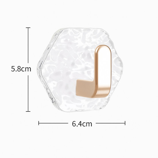 Набор крючков самоклеящихся «Ледяные кристаллы»