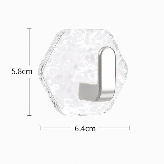 Набор крючков самоклеящихся «Ледяные кристаллы»