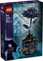 Конструктор Wednesday 76784 Черный георгин. Black Dahlia Flower - Фото 2