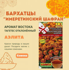 Семена бархатцев «Имеретинский шафран» - Фото 1