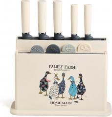 Набор ножей и разделочных досок на подставке «Family Farm» - Фото 4