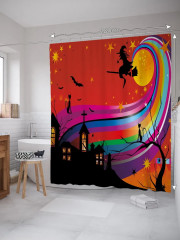 Штора для ванной комнаты «Полет на шабаш» - Фото 1