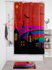 Штора для ванной комнаты «Полет на шабаш» - Фото 2