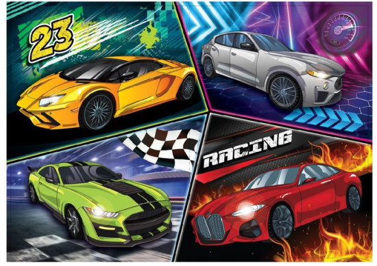 Книга со светящимися наклейками «Тачки на прокачку»