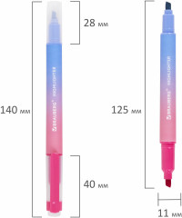 Набор текстовыделителей двусторонних «Grade» - Фото 9
