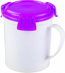 Кружка с крышкой (600 мл) - Фото 1