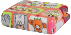 Плед флисовый «Спящий зоопарк» (150х200 см) - Фото 1