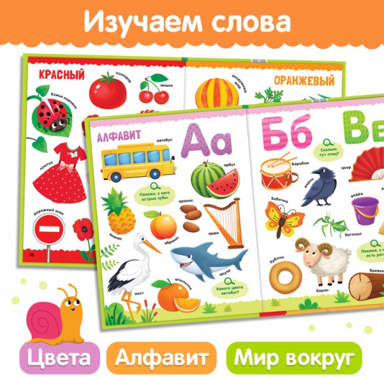 500 первых слов. Найди и покажи