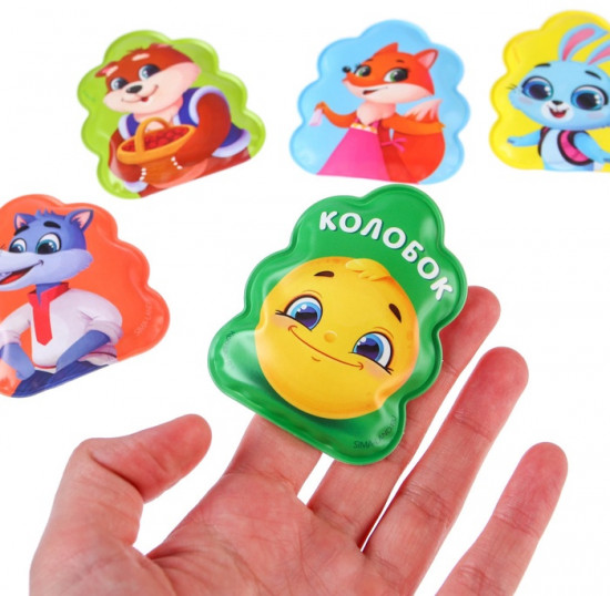 Колобок. Книжка для ванны с пальчиковым театром