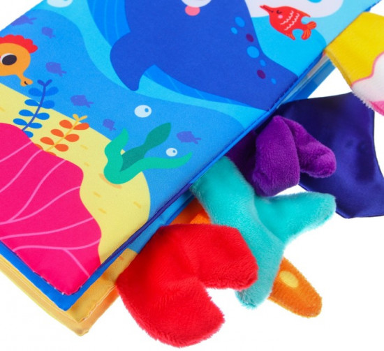 Морские животные. Книжка-шуршалка