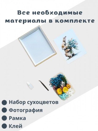 Набор для творчества «Картина с сухоцветами»