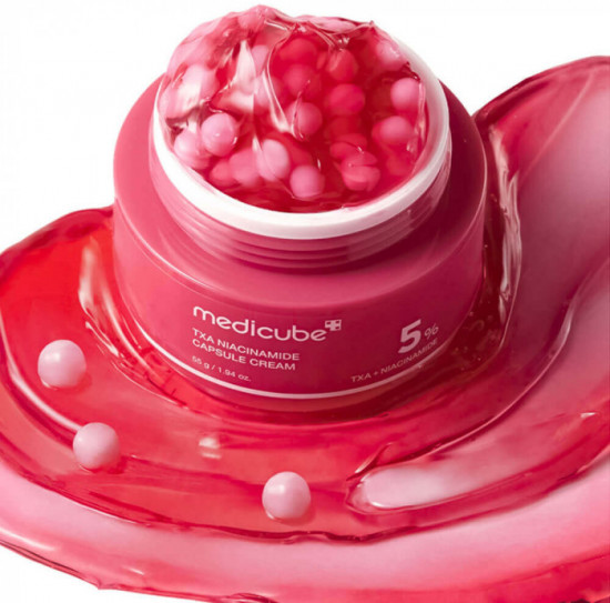Крем для лица с 5% ниацинамида осветляющий капсульный «TXA Niacinamide Capsule Cream»