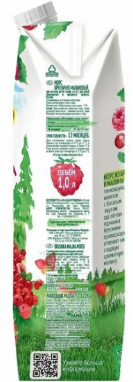 Морс «Брусника, малина»