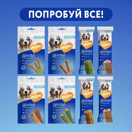 Лакомство для собак «Зубной снек с говядиной»