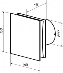 Вытяжной вентилятор Agat 100 - Фото 3
