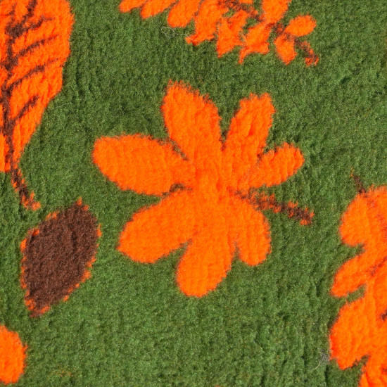 Коврик меховой «Листочки»