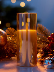 Свеча светодиодная «Золотистая» - Фото 1