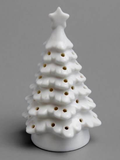 Фигура светодиодная «Елочка белая»