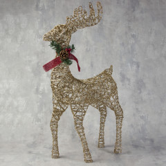 Фигура светодиодная «Олень золотистый» - Фото 1