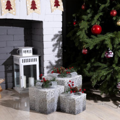 Фигура светодиодная «Серебристые подарки» - Фото 1