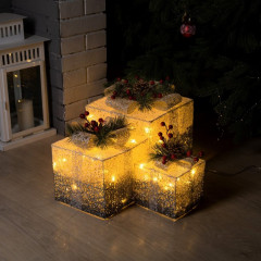 Фигура светодиодная «Серебристые подарки» - Фото 2