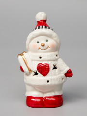 Фигура светодиодная «Снеговичок в свитере» - Фото 2