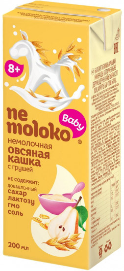 Кашка овсяная немолочная с грушей