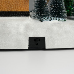 Фигурка светящаяся «Дед Мороз украшает ёлочку» - Фото 6