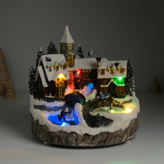 Фигурка светящаяся «Зимние забавы»