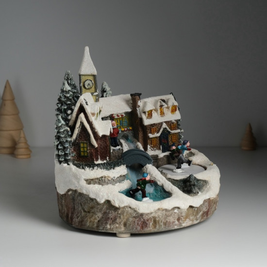 Фигурка светящаяся «Зимние забавы»