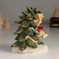 Фигурка светящаяся «Мышка висит на ёлочке» - Фото 1