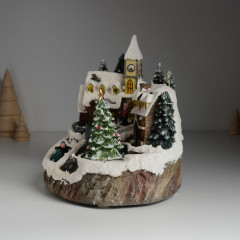 Фигурка светящаяся «Новогодняя улочка» - Фото 4