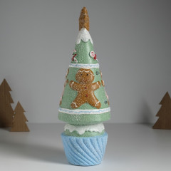 Фигурка светящаяся «Пряничная ёлочка с печенюшками» - Фото 4