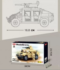 Конструктор пластиковый «Model Bricks Humvee H1» - Фото 8