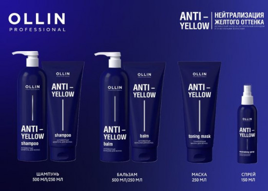 Антижелтый бальзам для волос «Anti-Yellow Balm»