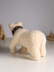 Фигурка «Белый медведь в новогоднем шарфе» - Фото 2
