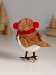 Фигурка «Птичка в наушниках и шарфике» - Фото 3