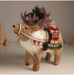 Фигурка новогодняя «Олень с подарками на спине» - Фото 4