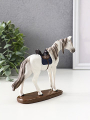 Фигурка «Белая лошадь с седлом» - Фото 2